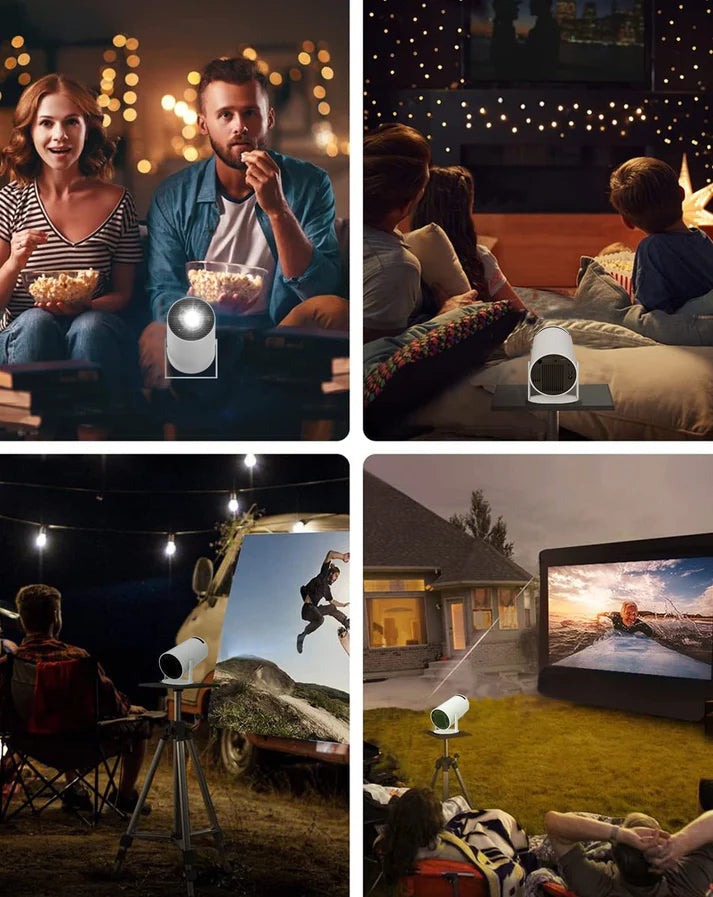 HY300 Portable Home Theater Projector with HD Resolution