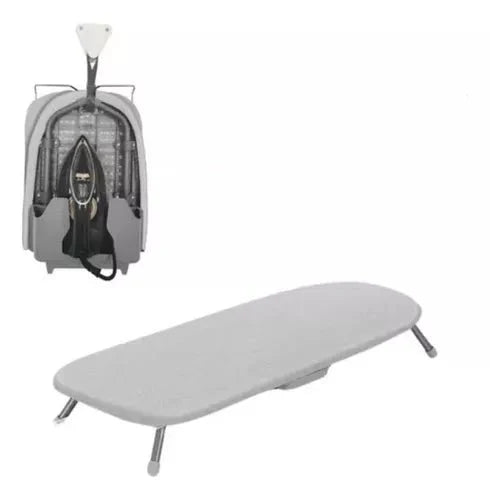 Foldable, Compact and Portable Ironing Board with Handy Stand